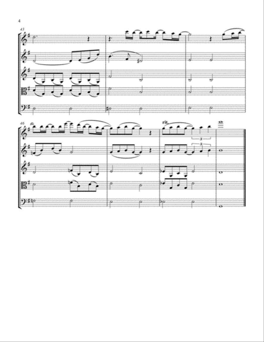 Aubrey String Quartet scores gallery preview page 4