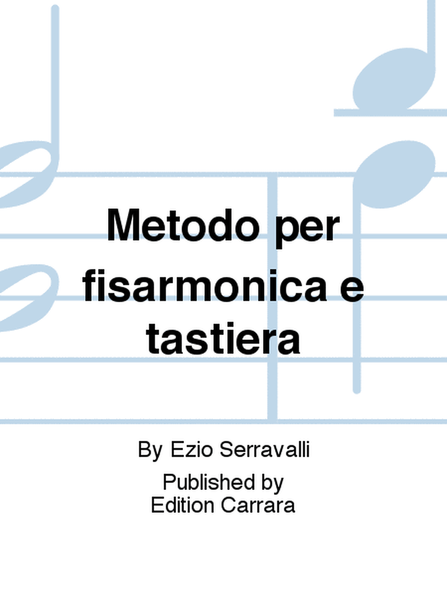 Metodo per fisarmonica e tastiera