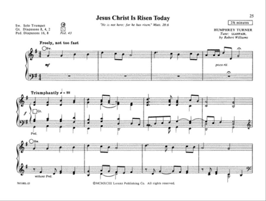 Pull Out All the Stops! for Easter Organ Solo scores gallery preview page 11