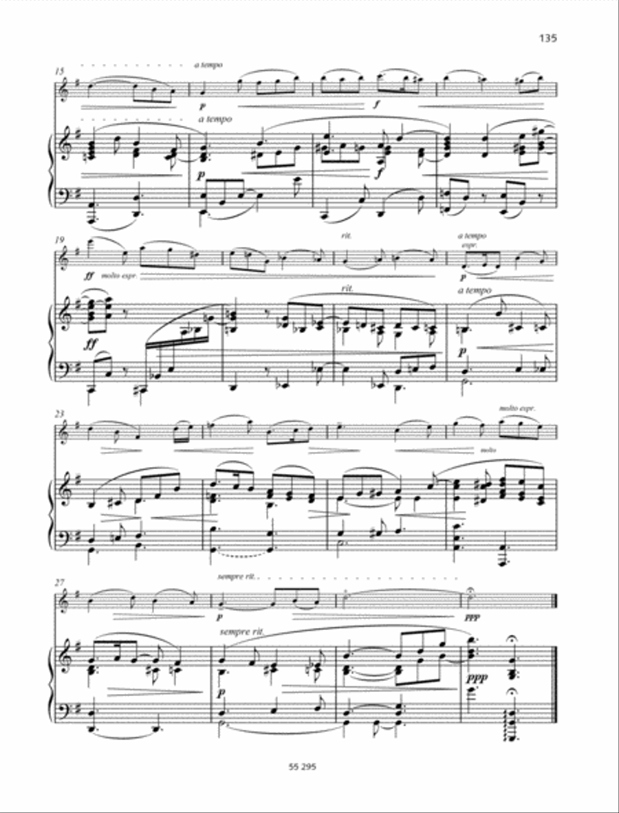 Romance G major Violin Solo scores gallery preview page 2