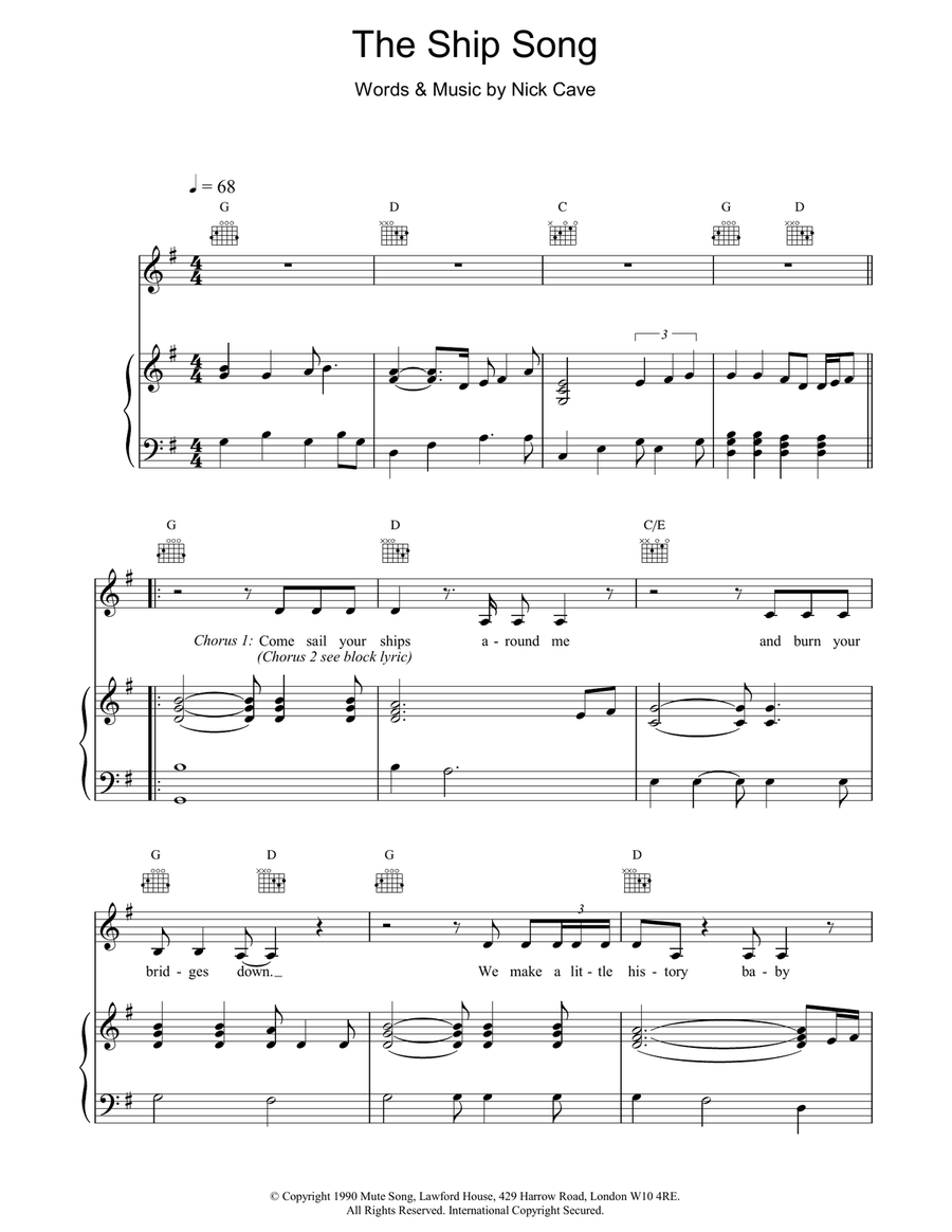 The Ship Song