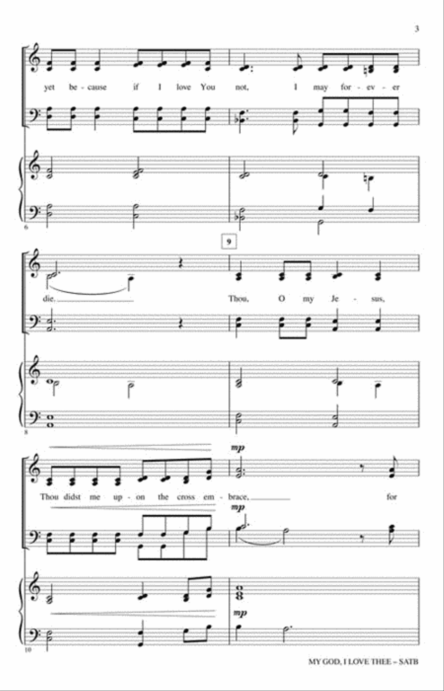 My God, I Love Thee (My Eternal King) 4-Part scores gallery preview page 3