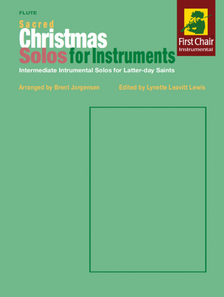 Sacred Christmas Solos for Instruments - Flute