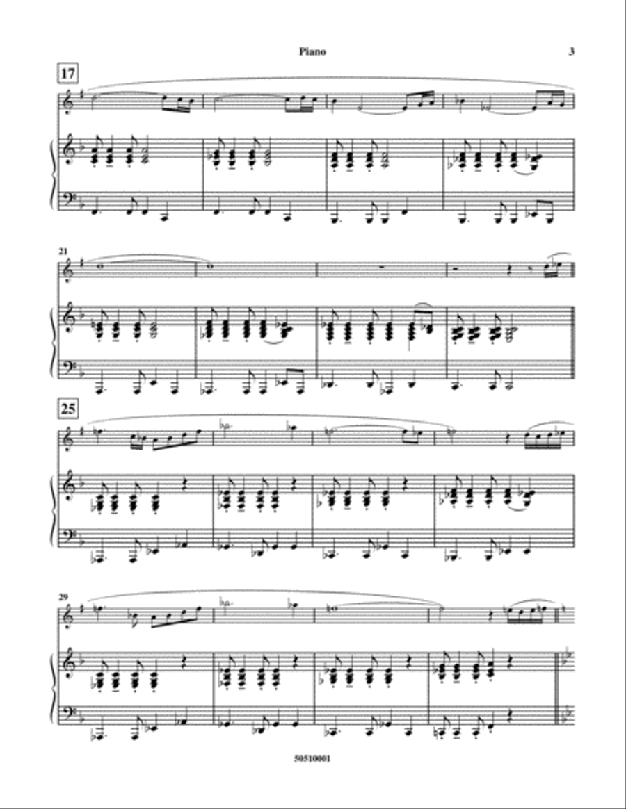Valencian Odyssey Trumpet Solo scores gallery preview page 2