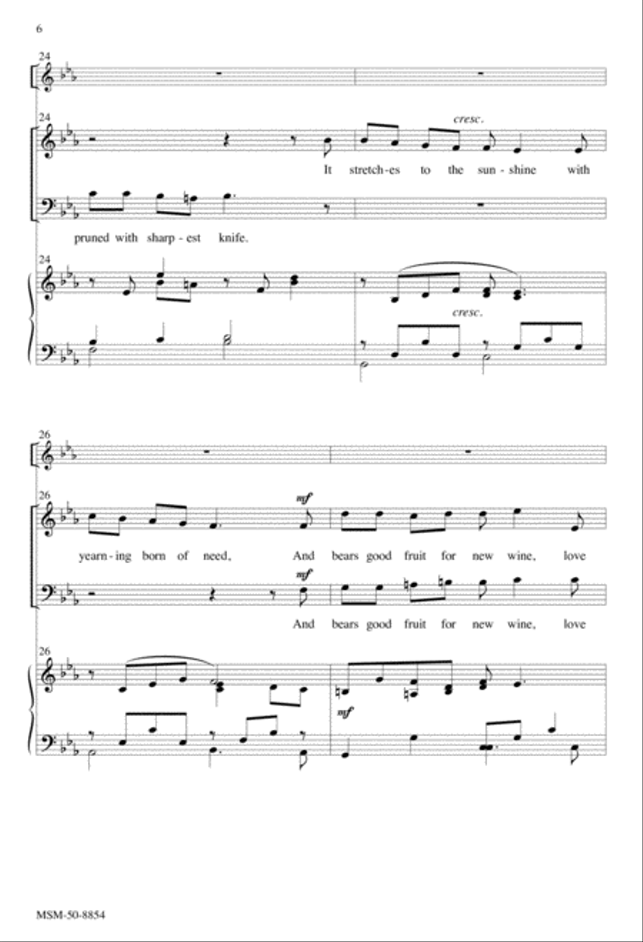 Christ Is the Vine Christ Is the Vine 3-Part scores gallery preview page 6