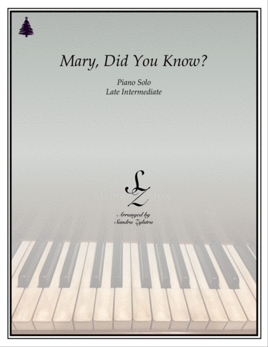 Mary, Did You Know? Piano Solo scores gallery preview page 1