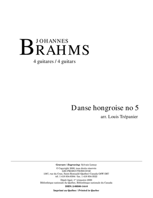 Danse hongroise no 5