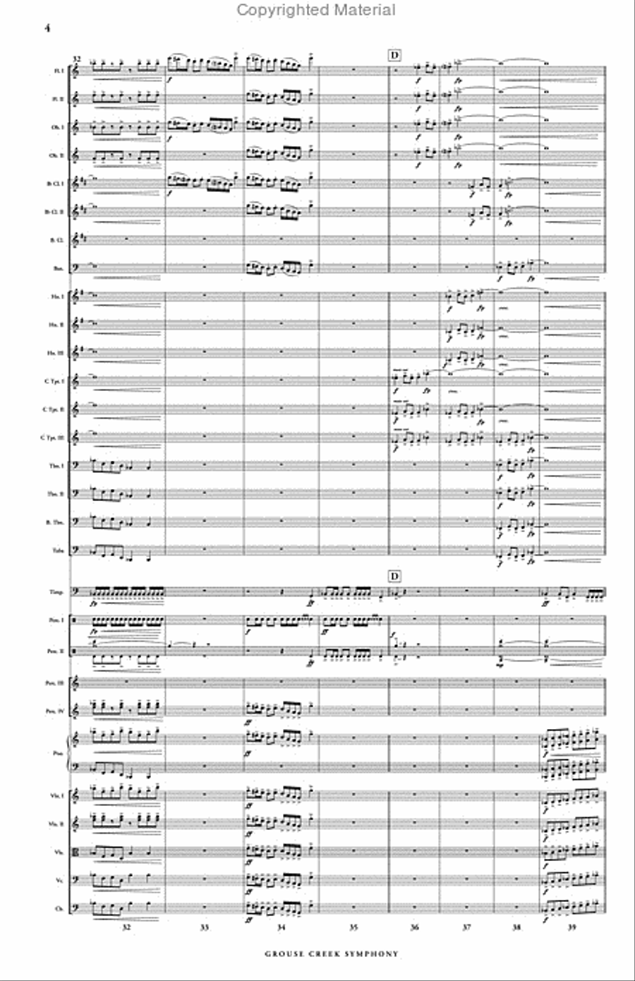 Grouse Creek Symphony Full Orchestra scores gallery preview page 5