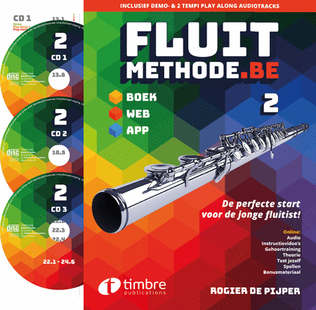 Fluitmethode.be deel 2 (Vlaamse ed.) incl. 3 cd's