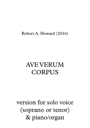 Ave Verum Corpus (Solo/unison version)