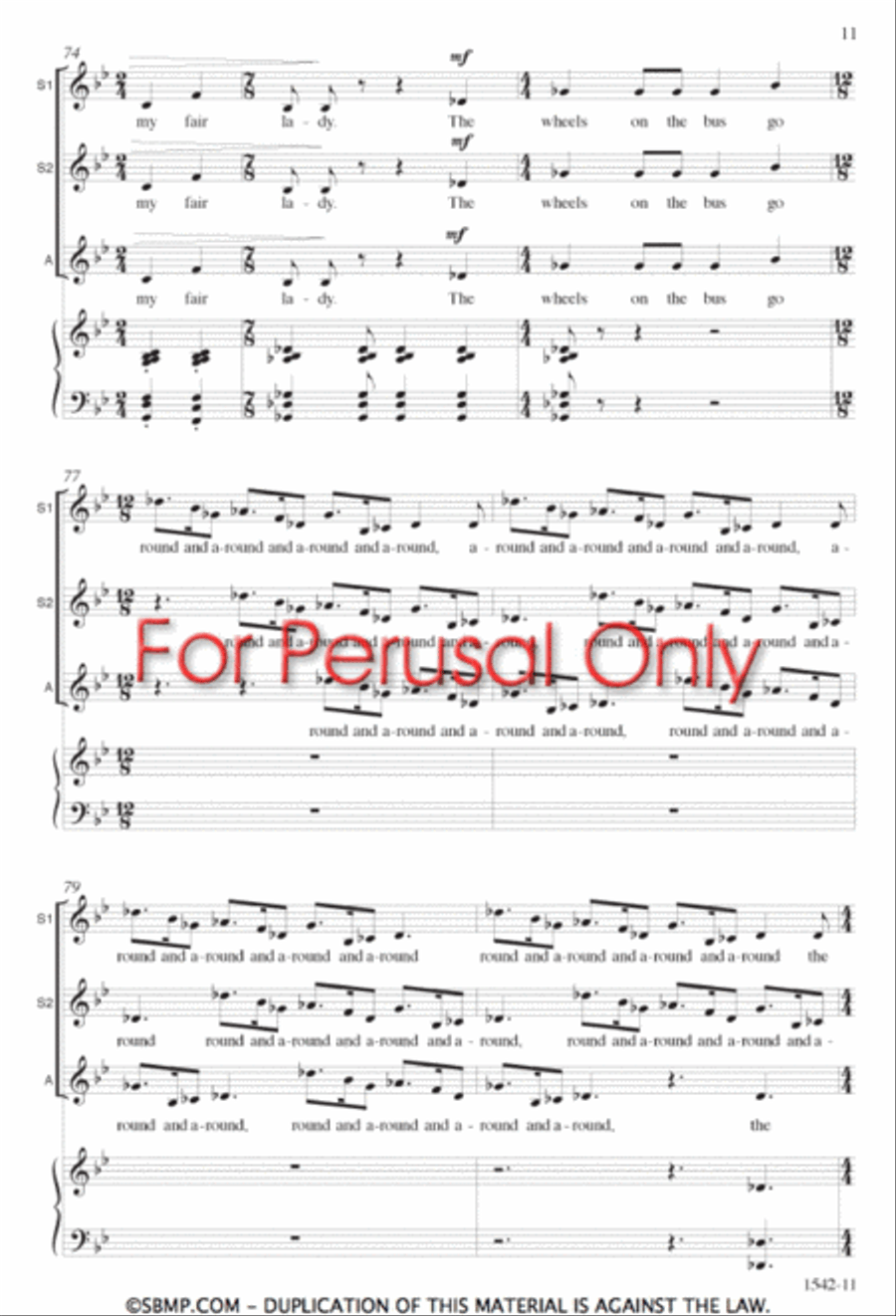 KidSong - SSA Octavo SSA scores gallery preview page 10