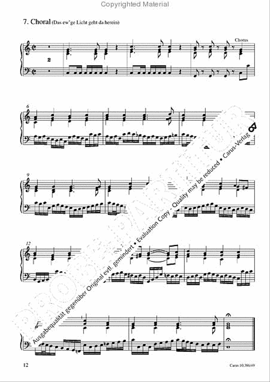 Dialogus von der Geburt Christi Organ scores gallery preview page 13