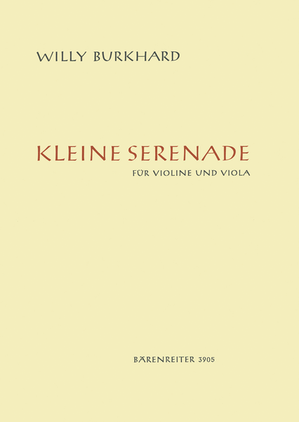 Kleine Serenade for Violin and Viola op. 15