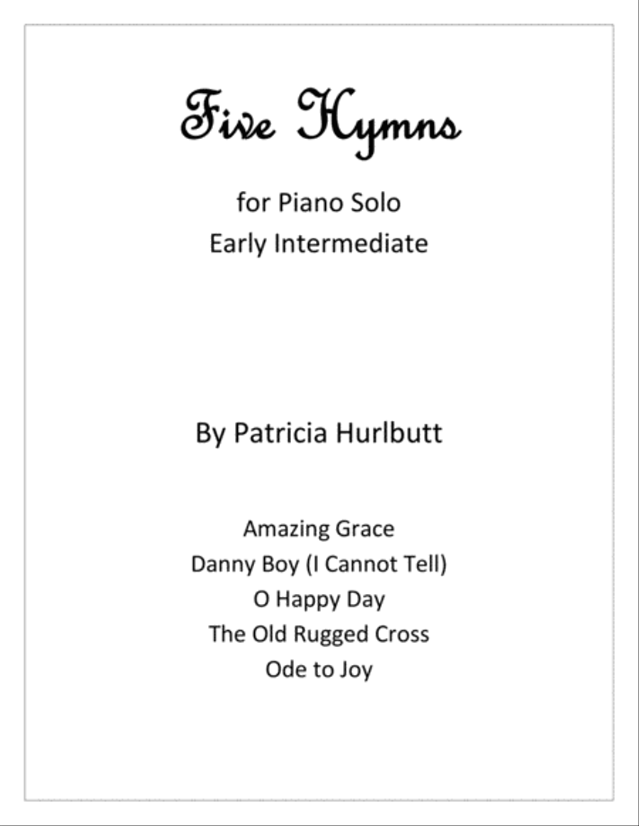 Five Hymns for Solo Piano image number null