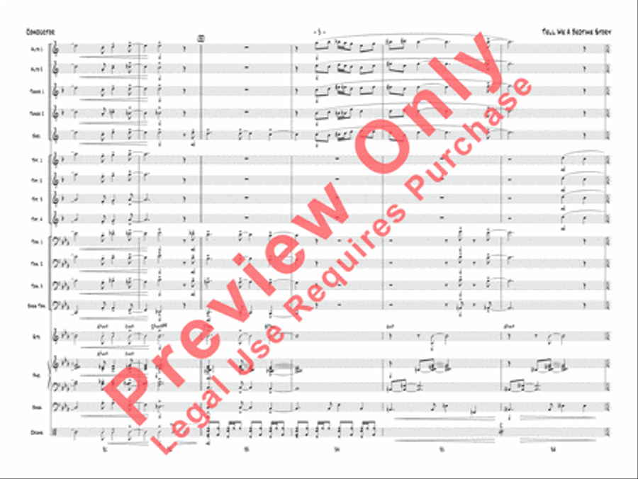 Tell Me a Bedtime Story Tell Me a Bedtime Story Jazz Ensemble scores gallery preview page 6