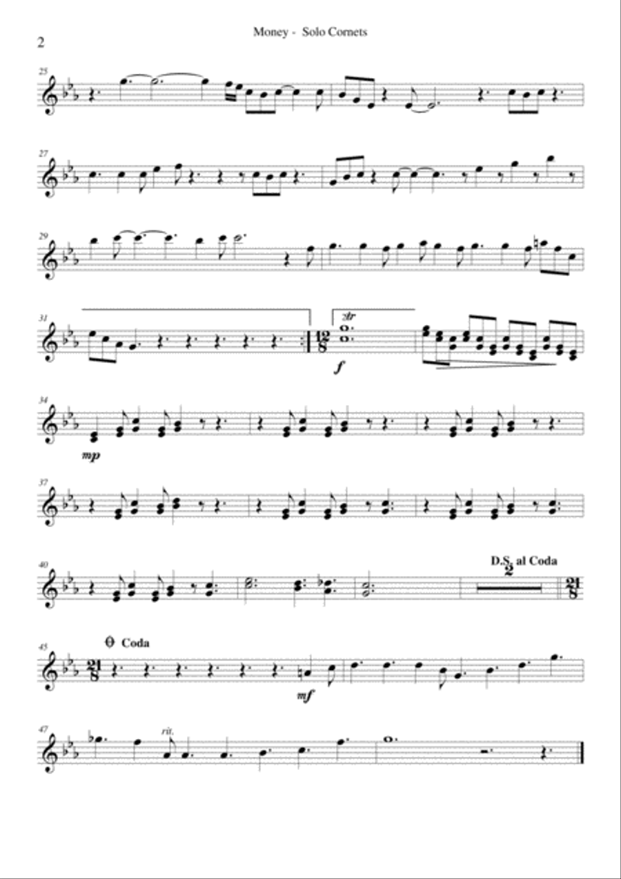 Money Small Ensemble scores gallery preview page 3