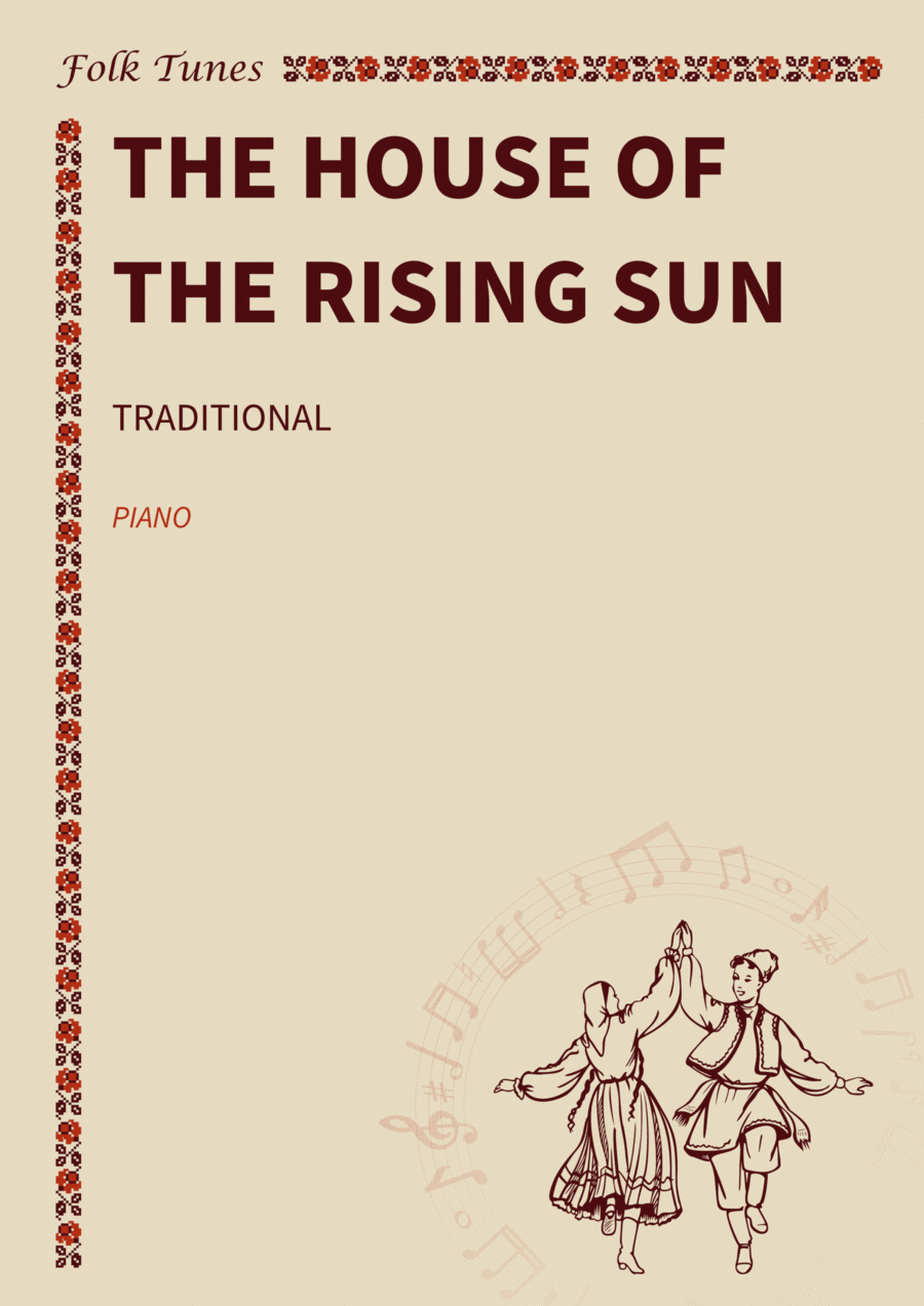 The House of The Rising Sun Piano scores gallery preview page 1
