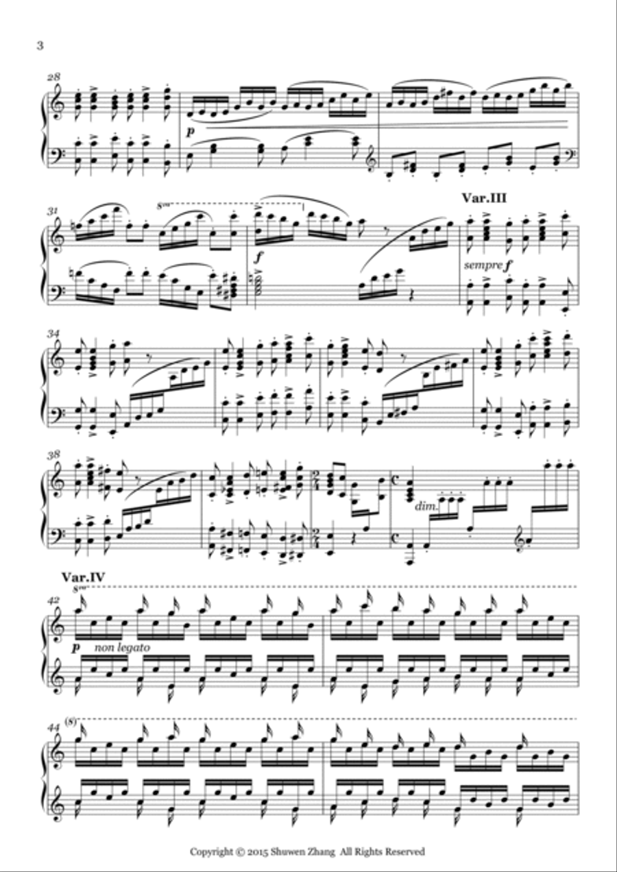 Variations on the Theme of 