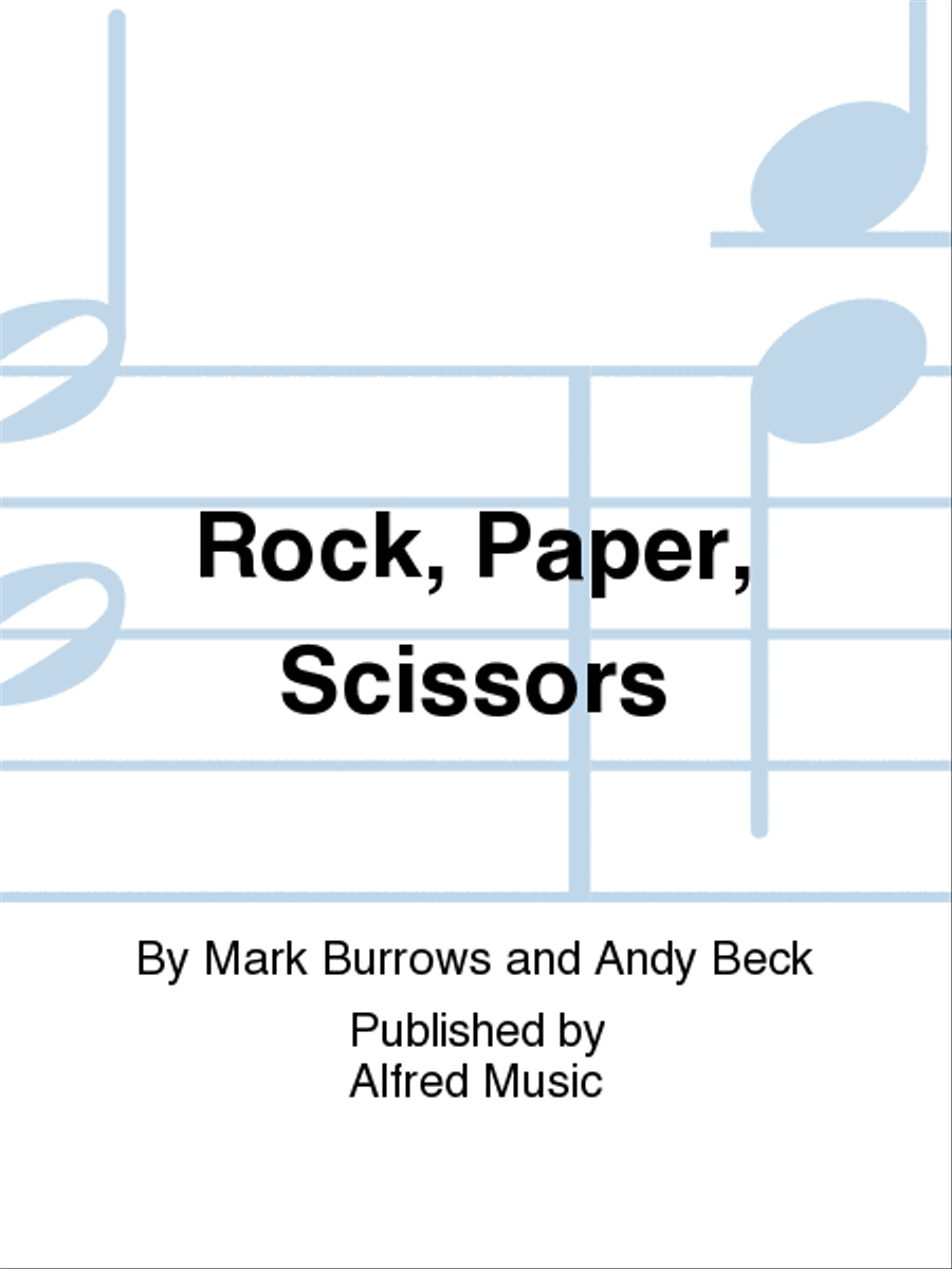 Rock, Paper, Scissors Choir scores gallery preview page 1