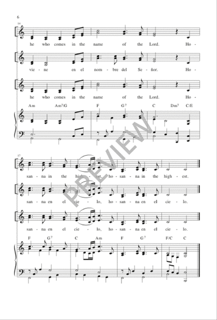 Santo Santo 2-Part scores gallery preview page 6