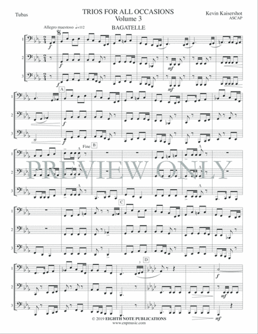 Trios for All Occasions Small Ensemble scores gallery preview page 3