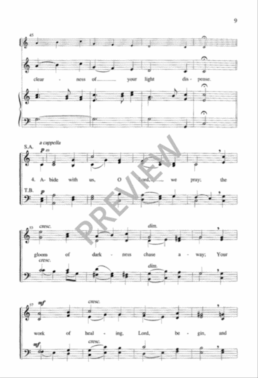 From God the Father, Virgin-Born 4-Part scores gallery preview page 10