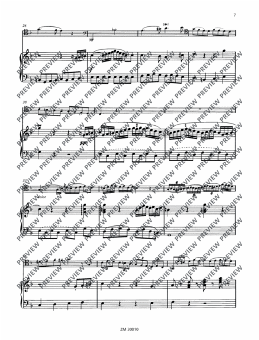 6 Sonatas Bassoon scores gallery preview page 8