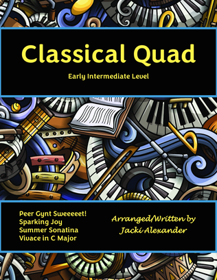 Book cover for Classical Quad - Four Contemporary Classical Pieces