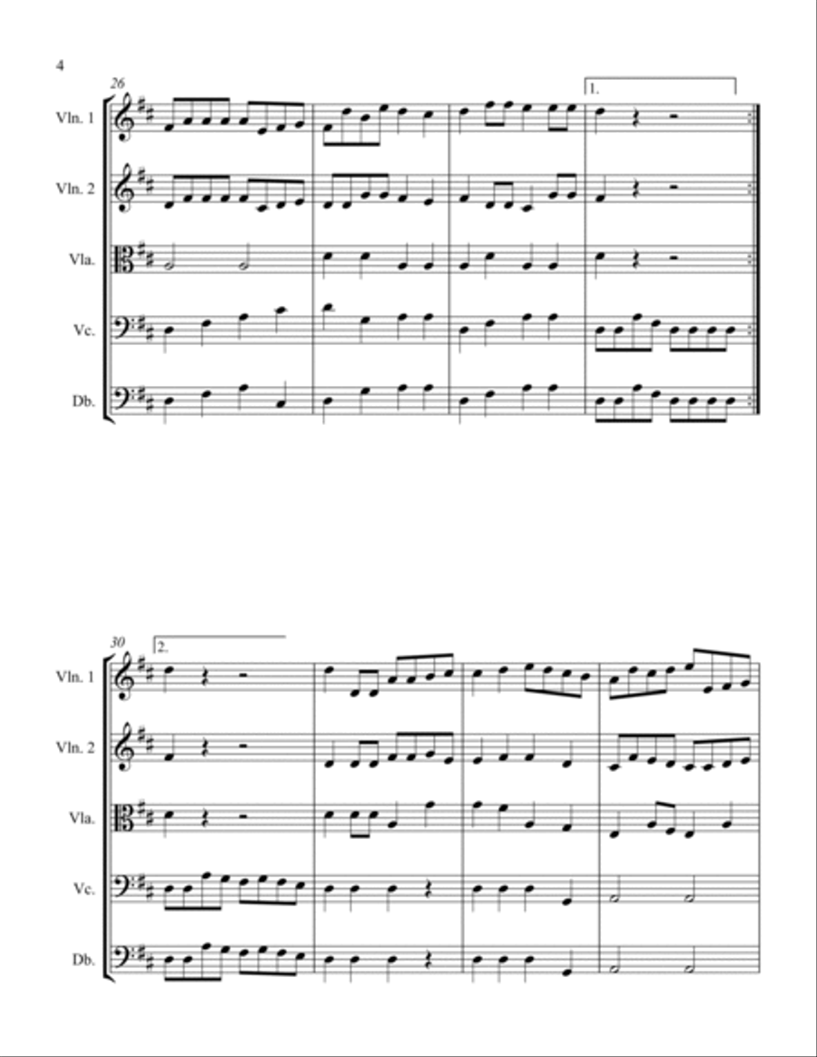 General Bulow (Easy) String Orchestra scores gallery preview page 4