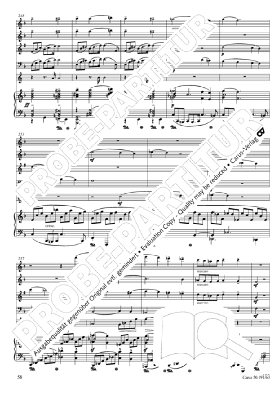 Sextet Bassoon scores gallery preview page 60