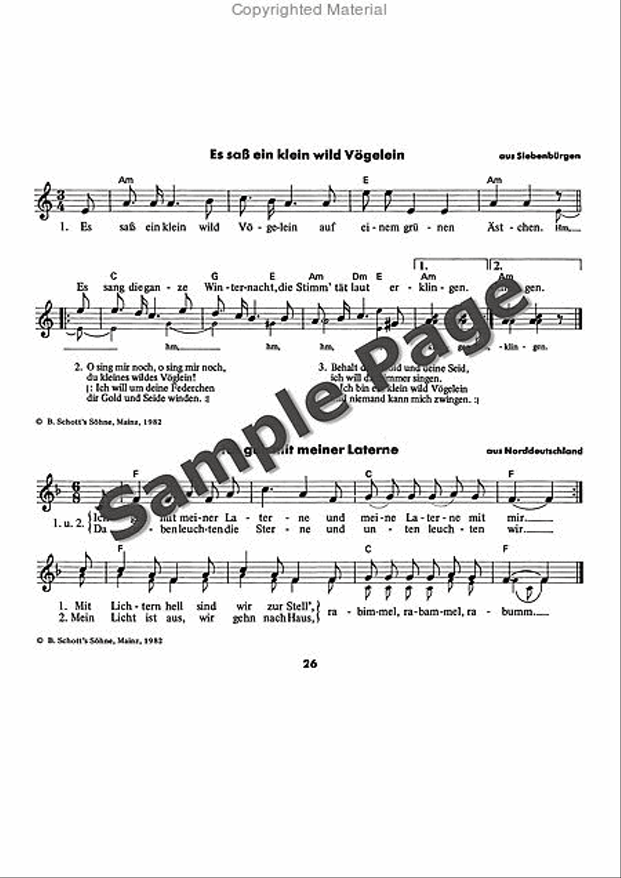 Es tonen die Lieder Recorder scores gallery preview page 27