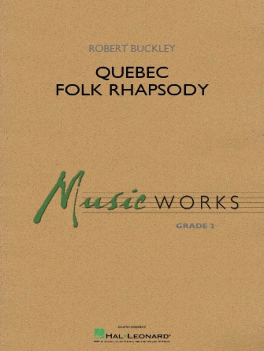 Quebec Folk Rhapsody Quebec Folk Rhapsody Concert Band scores gallery preview page 1