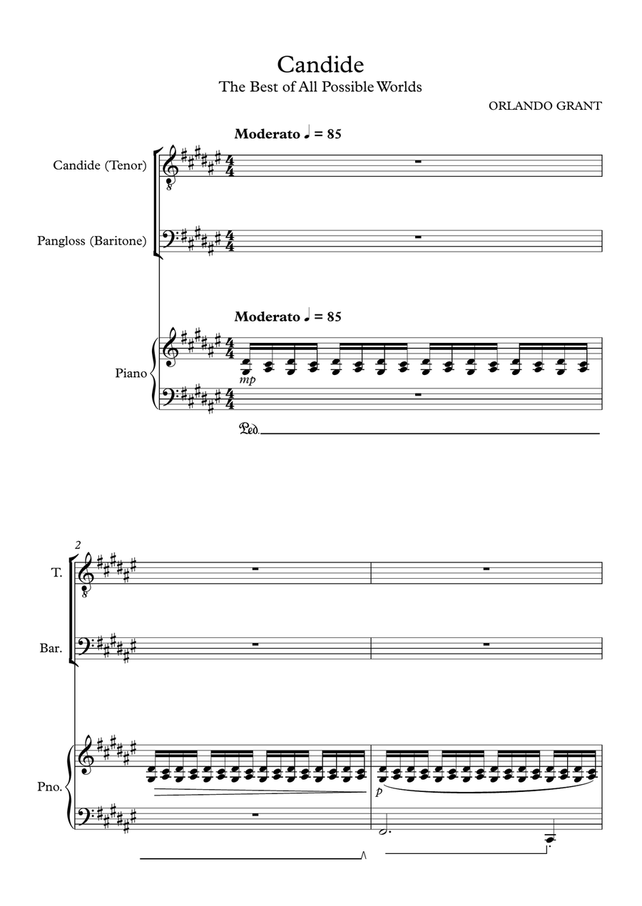 Candide songs