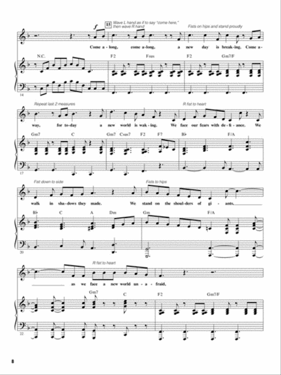 On the Shoulders of Giants Choir scores gallery preview page 4