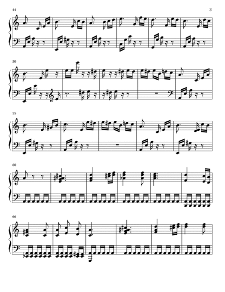 Für Elise Für Elise Piano scores gallery preview page 3