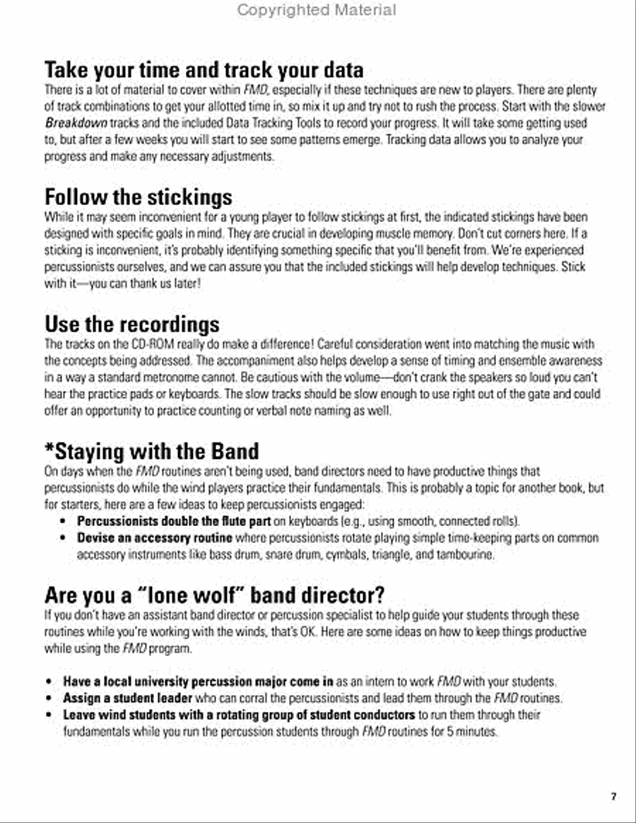 Five Minute Drill Percussion scores gallery preview page 8