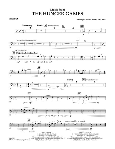 Music from "The Hunger Games" - Bassoon