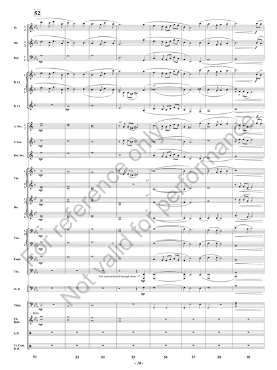 To Those Who Dream Concert Band scores gallery preview page 11