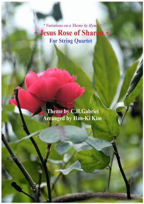 Book cover for Jesus Rose of Sharon (For String Quartet)