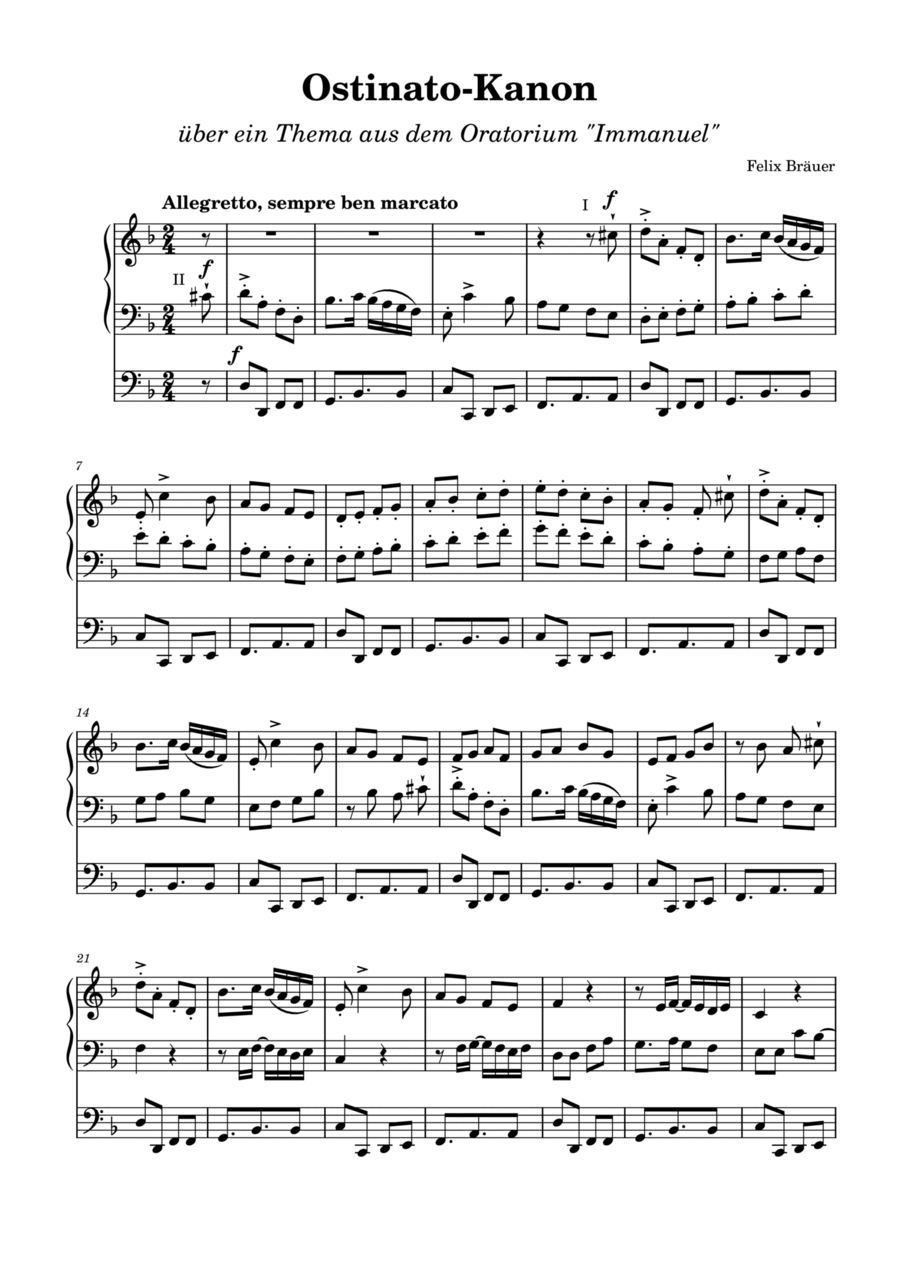 Book cover for Ostinato-Kanon