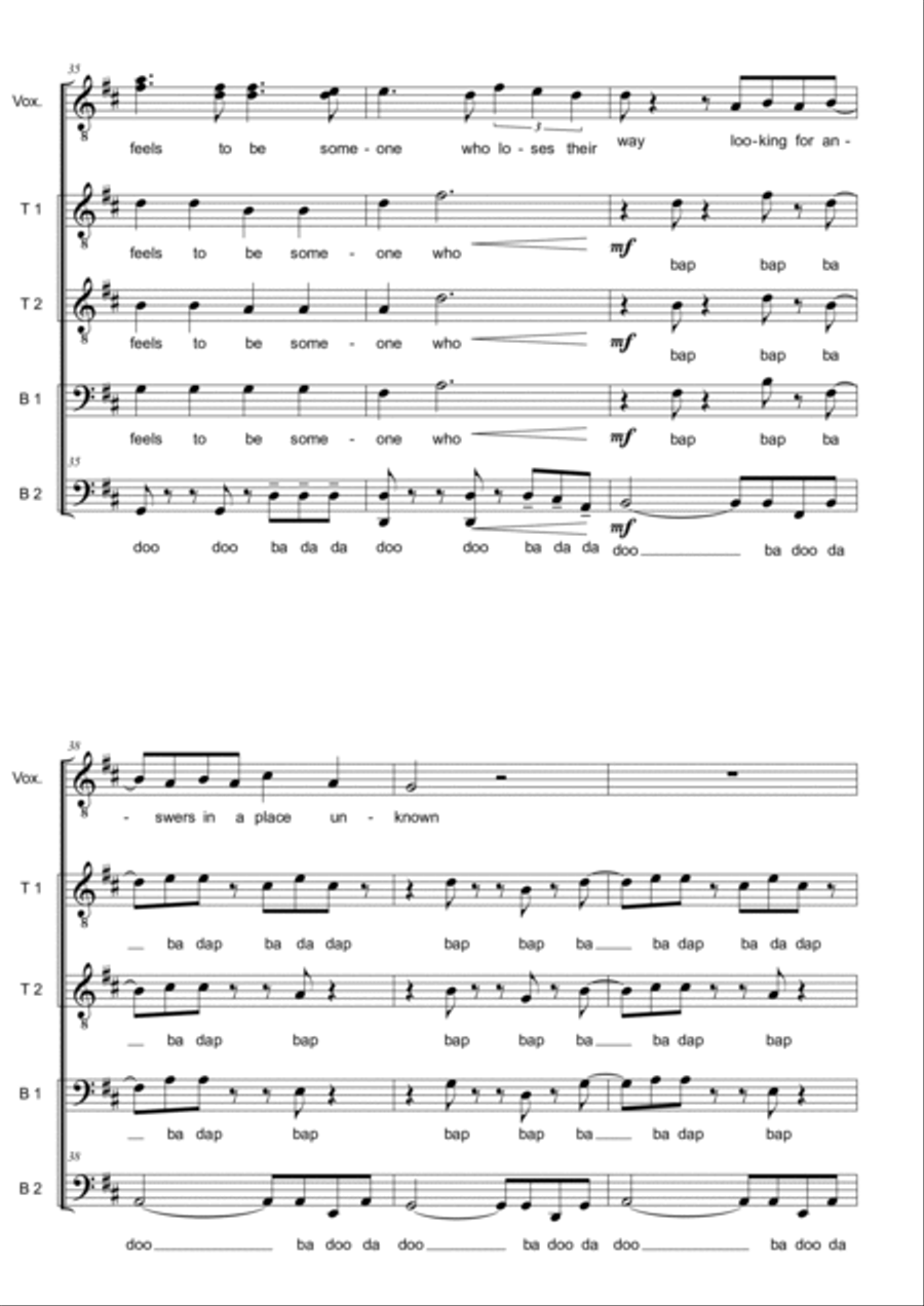 Hold On TTBB scores gallery preview page 6