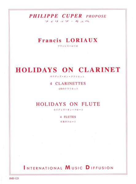 Holidays On Clarinet - Holidays On Flute