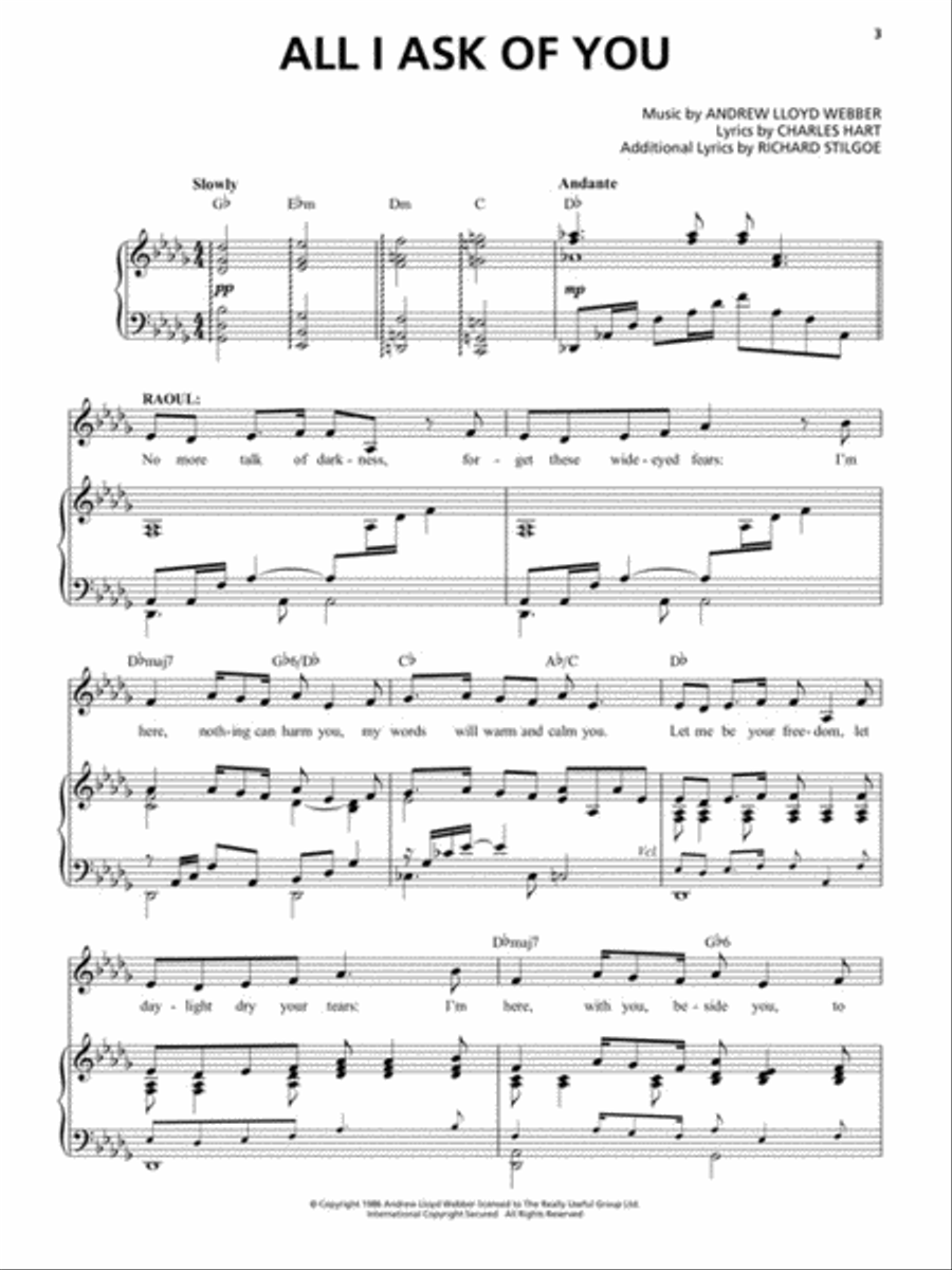 The Phantom of the Opera Voice scores gallery preview page 3