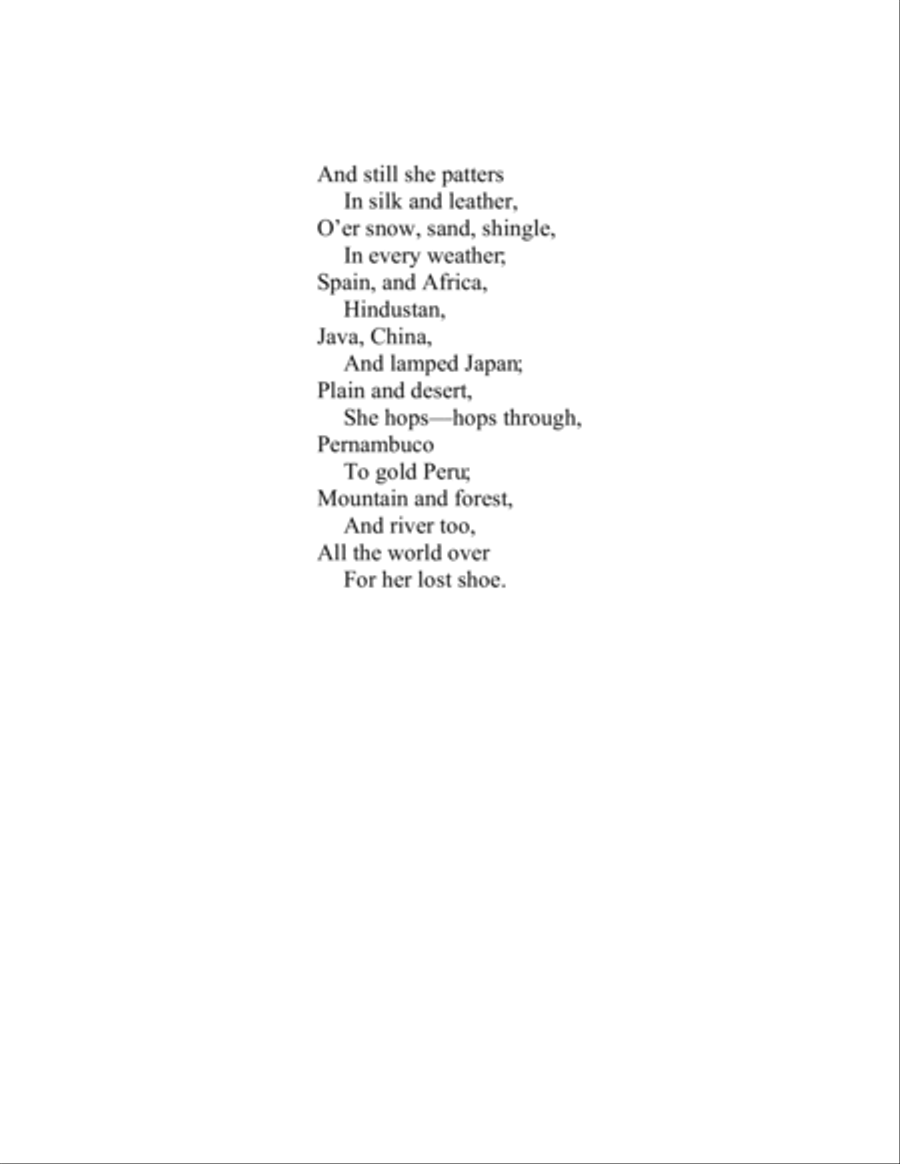 Lucy's Shoe ( or 'The Lost Shoe' ) - An Original Song Setting of Walter de la Mare's Poetry for VOIC Small Ensemble scores gallery preview page 4