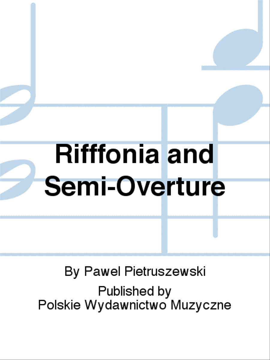 Rifffonia and Semi-Overture String Orchestra scores gallery preview page 1