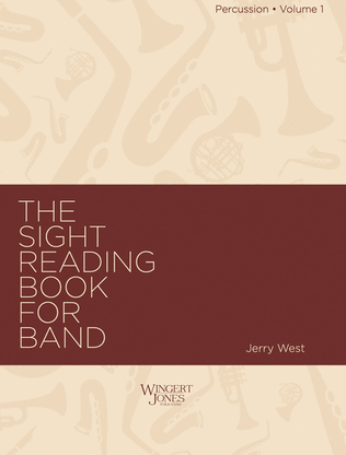 Book cover for Sight Reading Book For Band, Vol 1 - Percussion