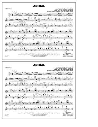 Animal (arr. Matt Conaway) - Flute/Piccolo