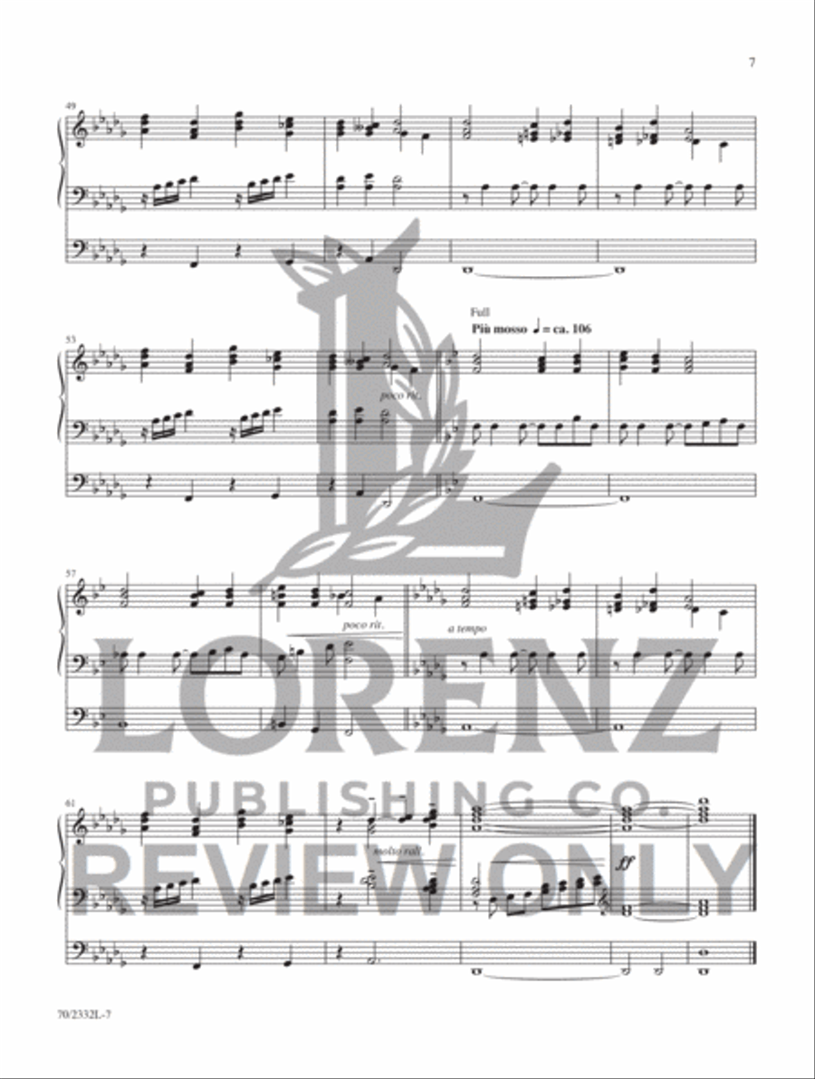 Like a River Glorious Organ Solo scores gallery preview page 4