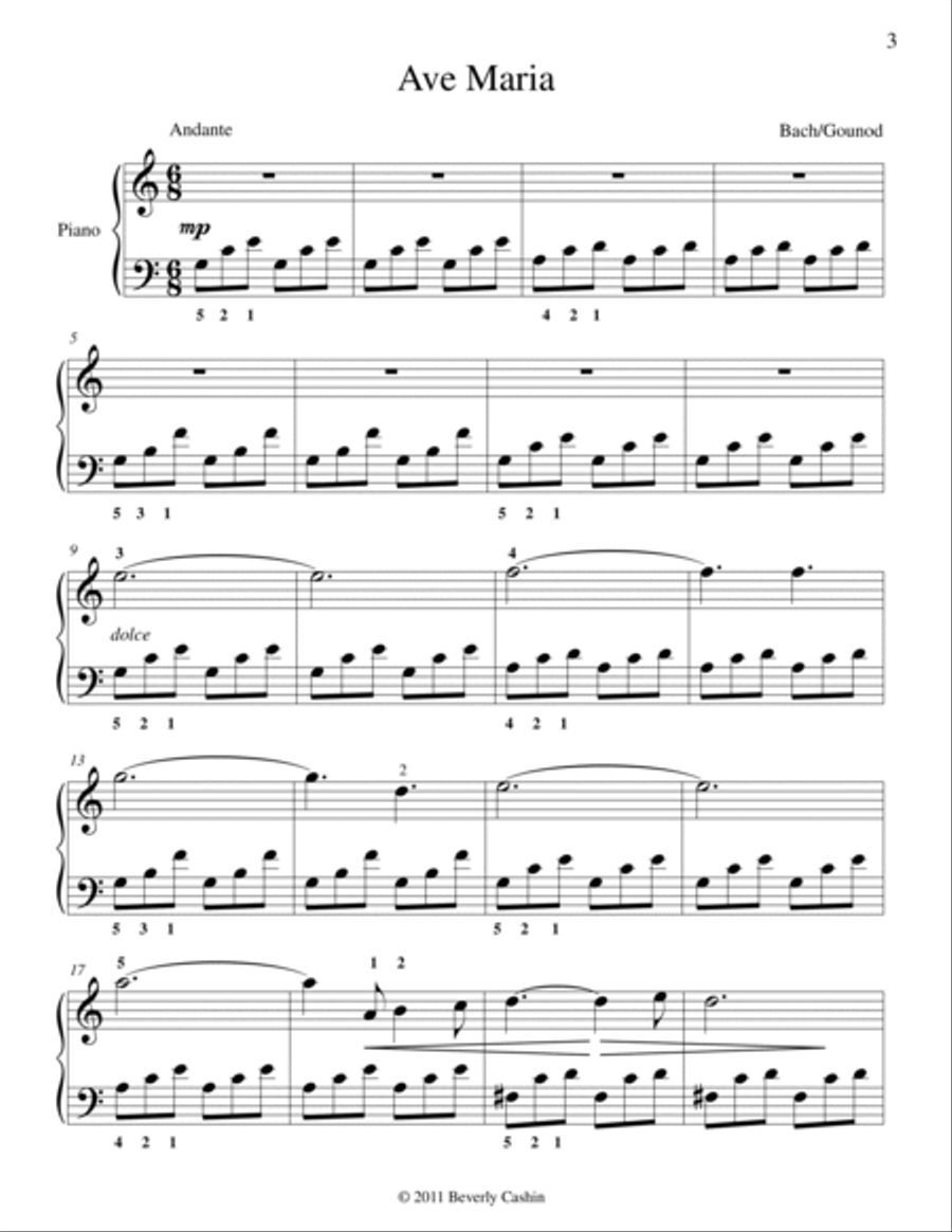 Classical Piano Gems Piano Solo scores gallery preview page 6