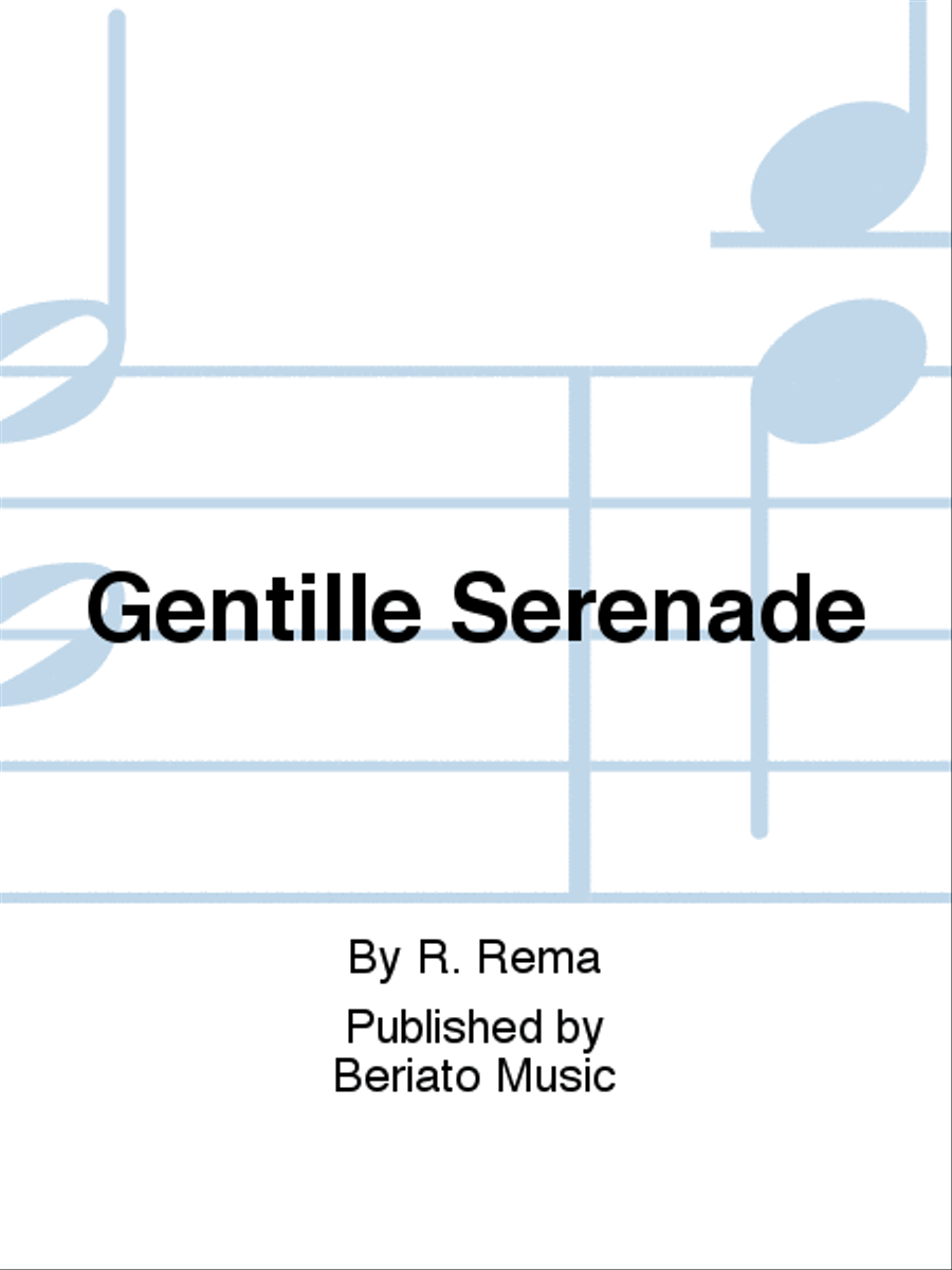Gentille Sérénade Flute Solo scores gallery preview page 1